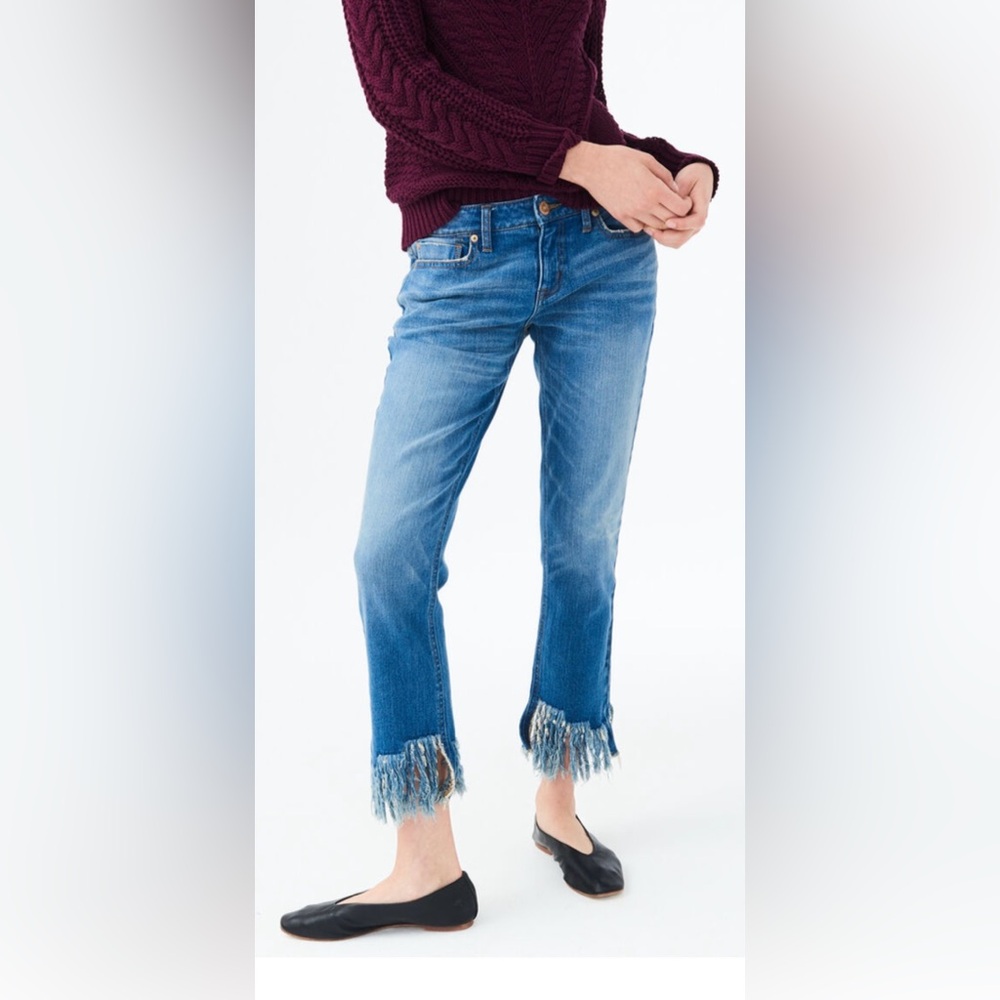 Aeropostale ankle straight frayed raw hem  3820